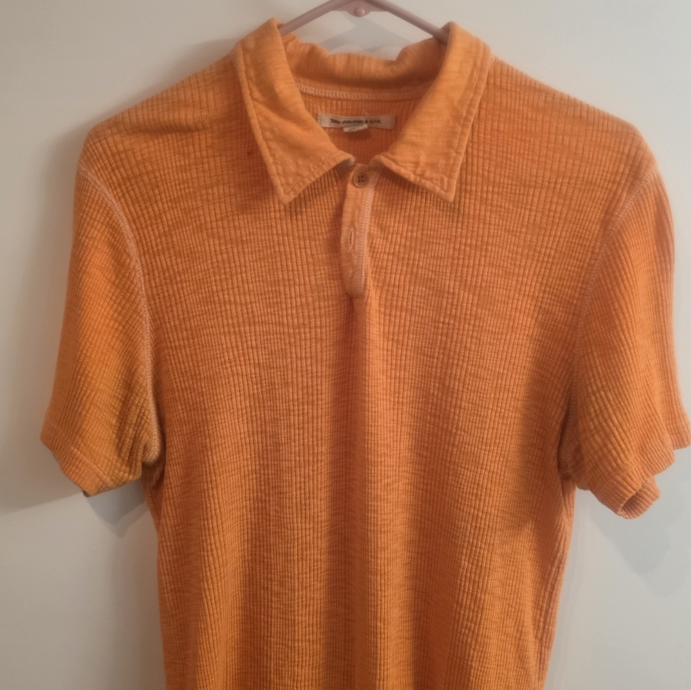 John Varvatos Grana Orange Polo Shirt